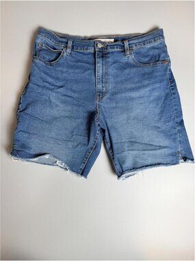 Levi's‎ Denim Cutoff Shorts, Medium Wash Jean Shorts, Vintage Levi's Shorts 34"